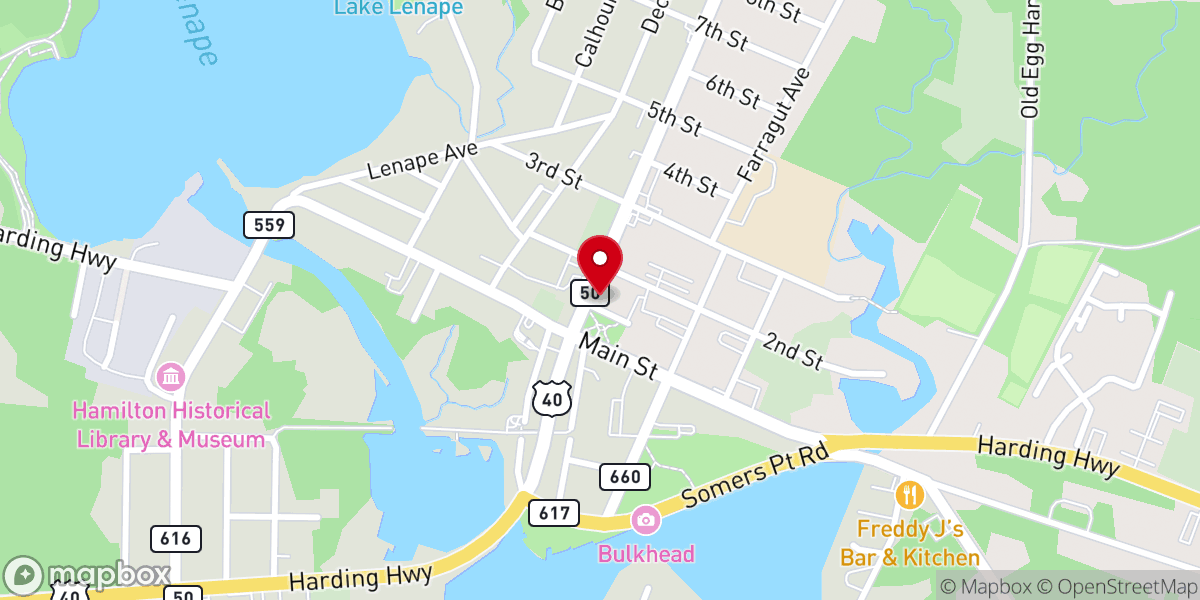 Map showing location of Ash John