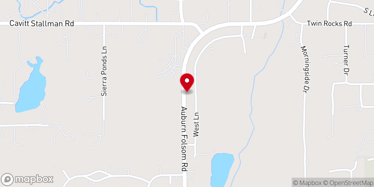 Map showing location of The Rock of Granite Bay