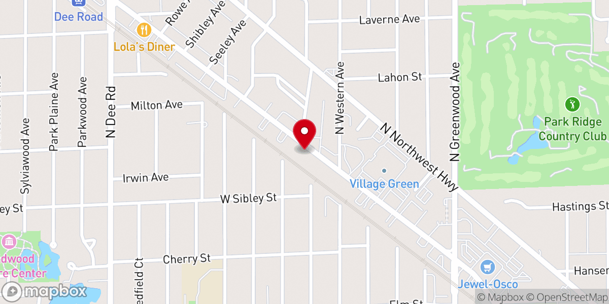 Map showing location of Passionist Catholic Church