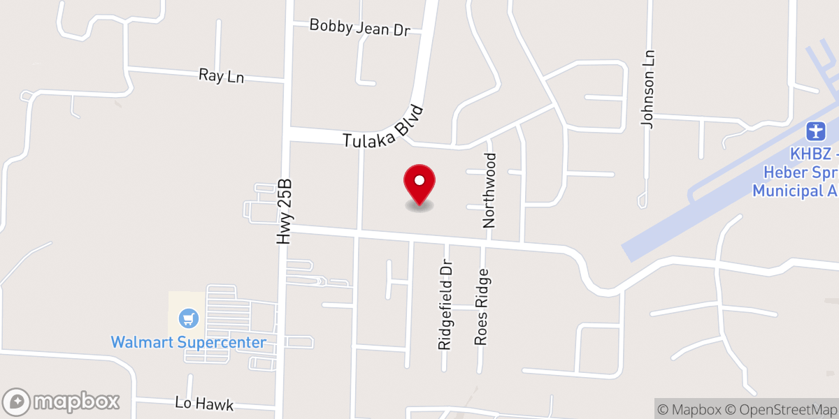 Map showing location of Trinity Lutheran Church