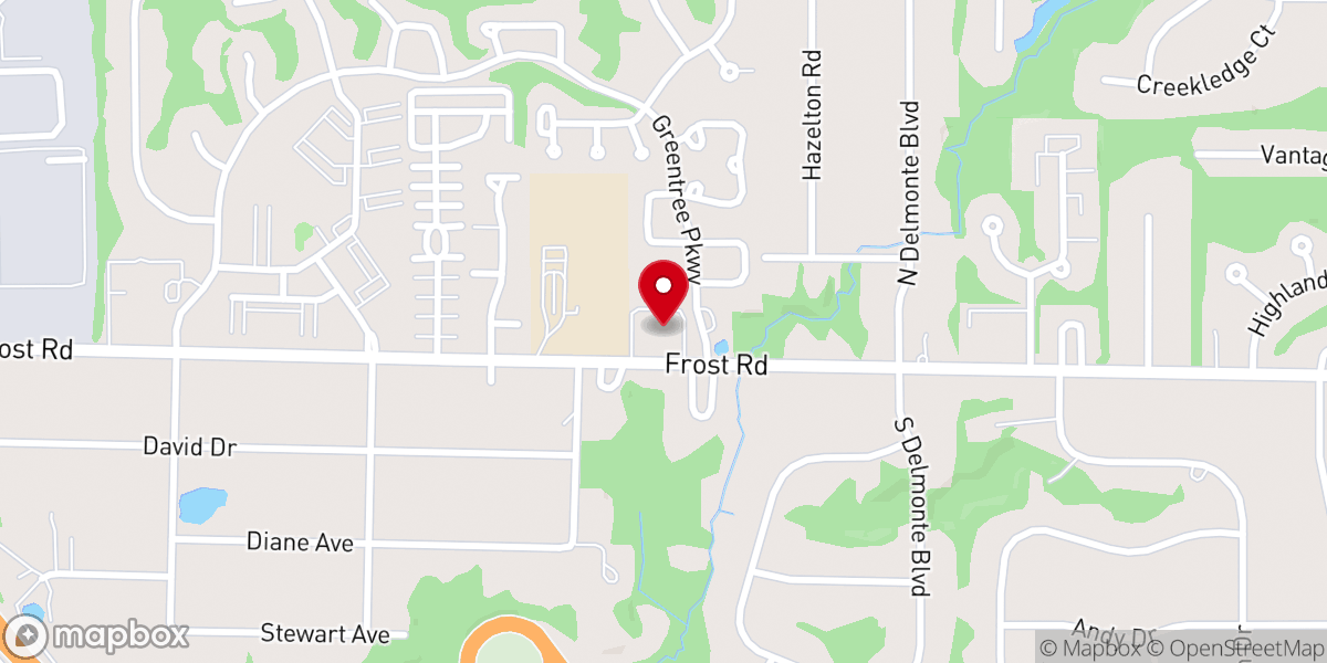 Map showing location of Venture Church Streetsboro
