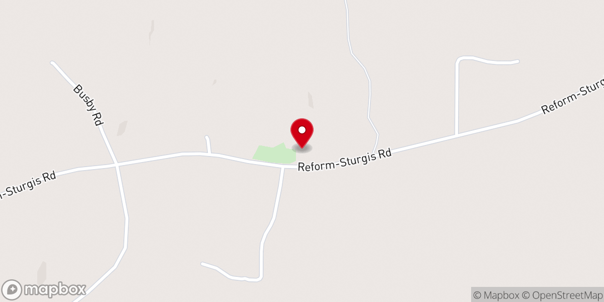 Map showing location of Antioch Community Church | Ackerman, MS