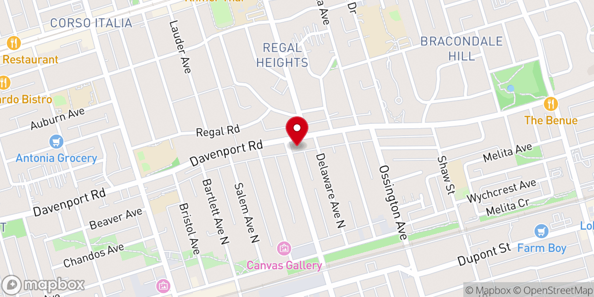 Map showing location of Saint Nektaric Greek Orthodox Church