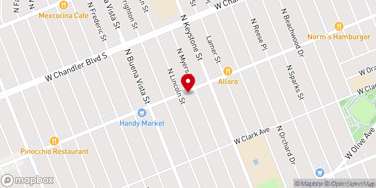 Map showing location of Firepoint Church
