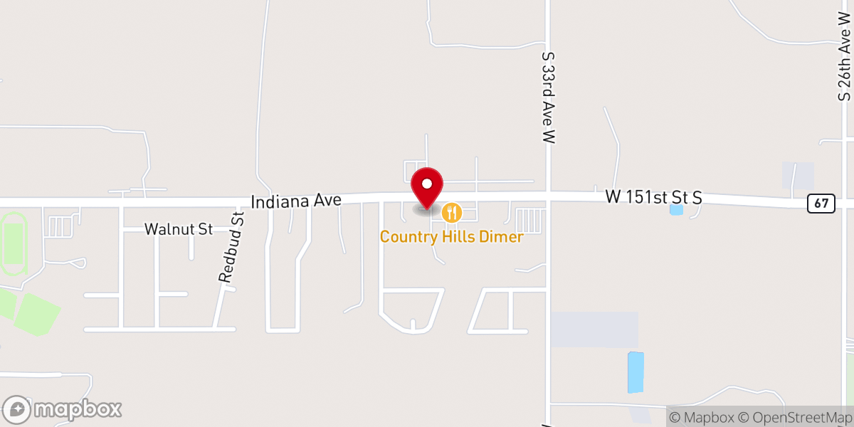 Map showing location of Relentless Church