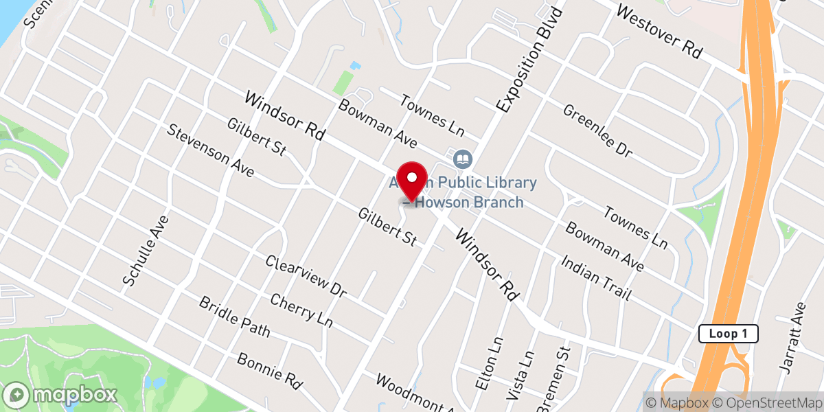 Map showing location of Holy Spirit Episcopal Church