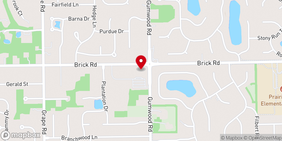 Map showing location of Grace Church