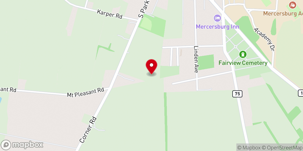 Map showing location of Bain House Ministries