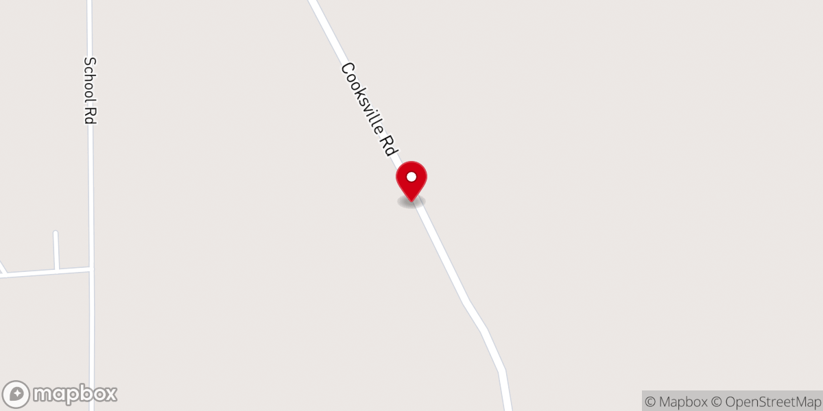 Map showing location of Providence Baptist Church