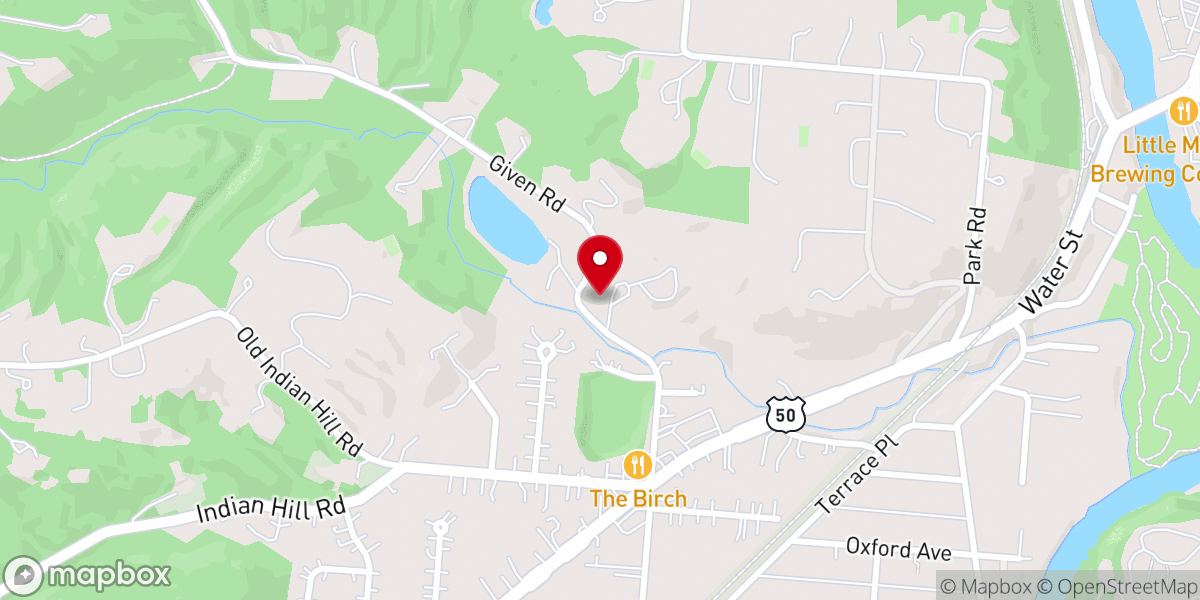 Map showing location of Stepping Stones Ministries Presents