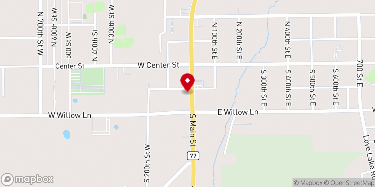 Map showing location of Immanuel Lutheran Church