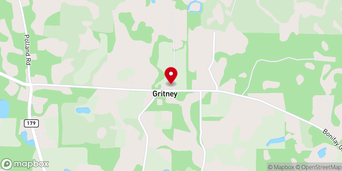 Map showing location of Union Pentecostal Church