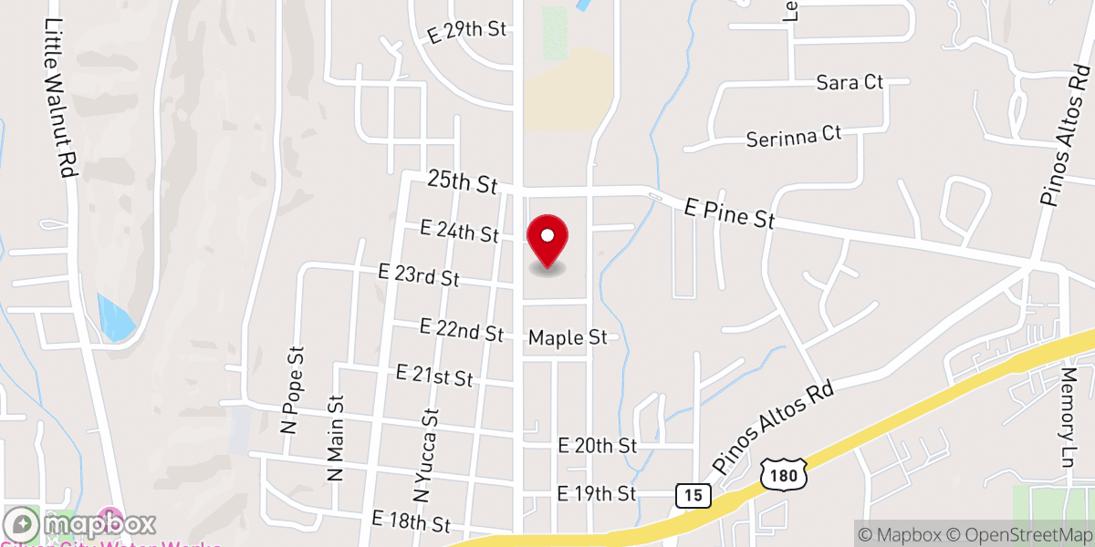 Map showing location of The Bible Church