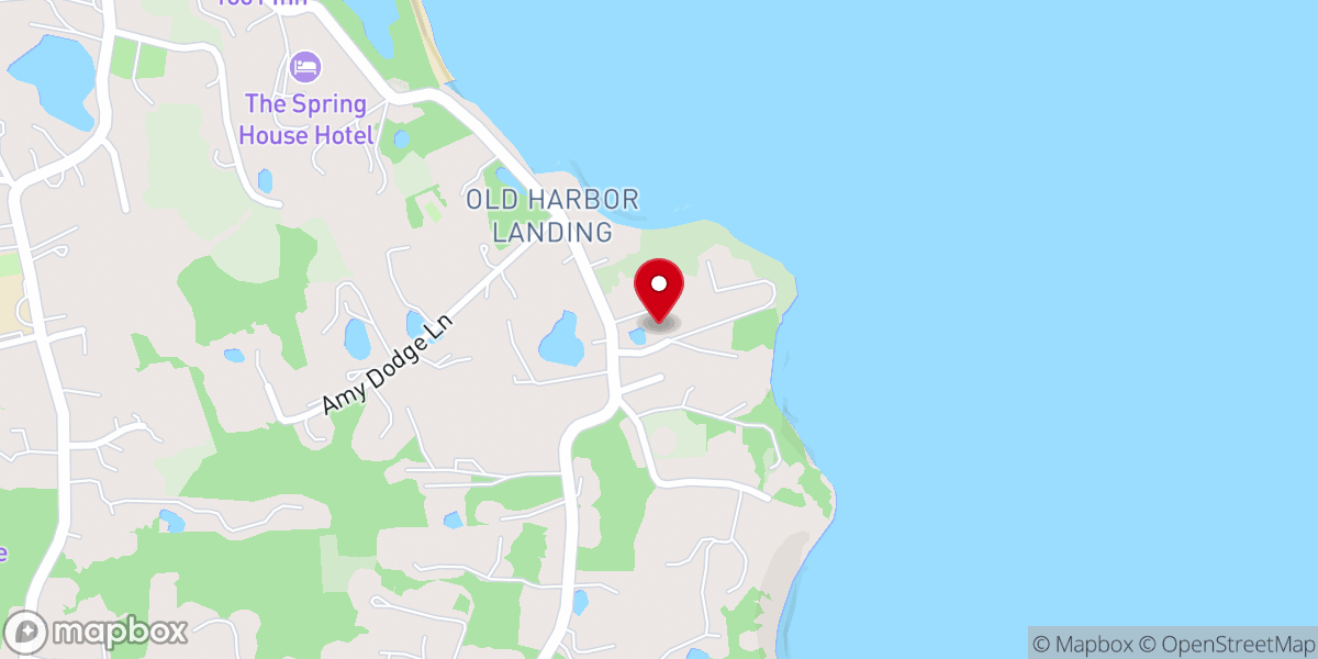 Map showing location of St. Ann's by-the-Sea Episcopal Church