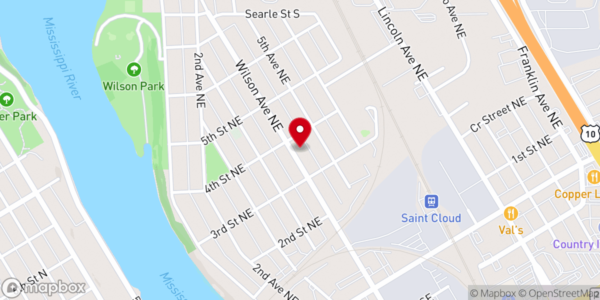 Map showing location of House of Restoration