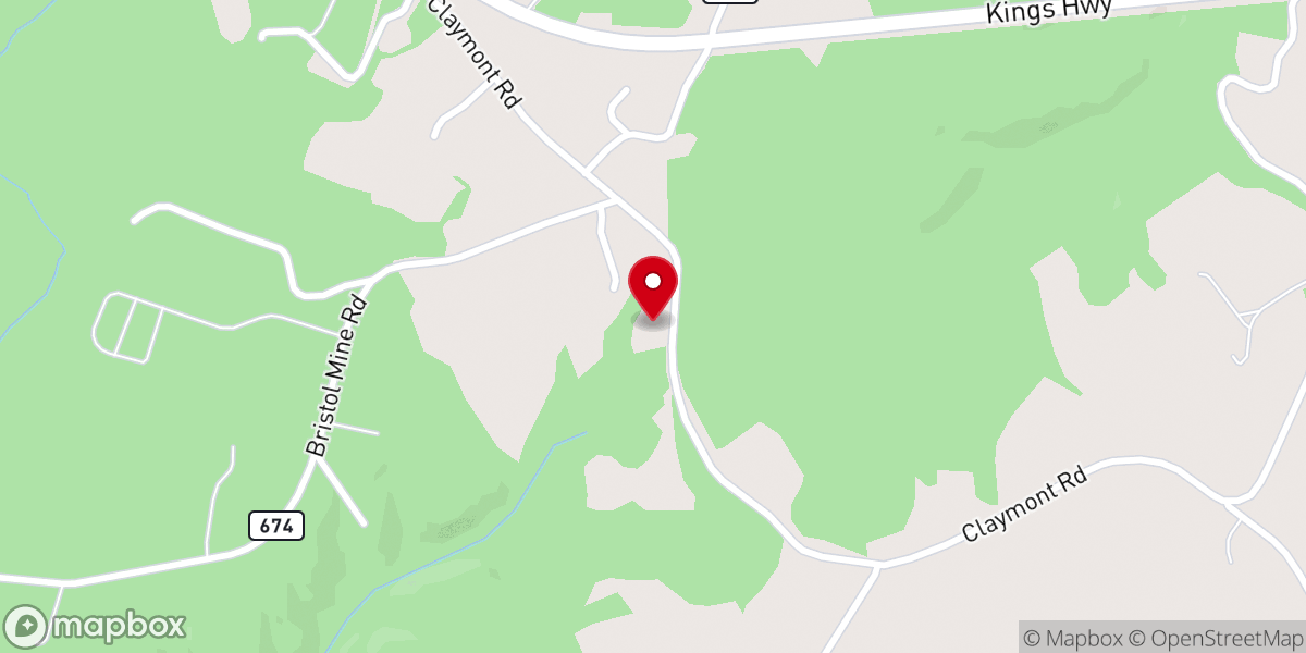 Map showing location of Grace United Methodist Church
