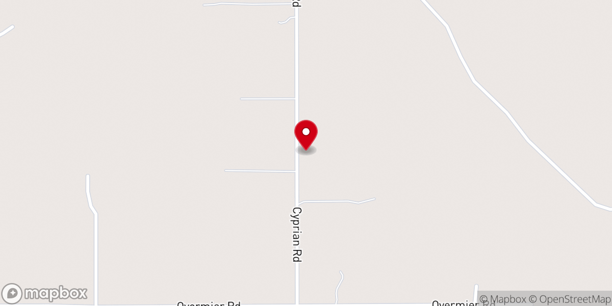 Map showing location of Baldwin Chapel