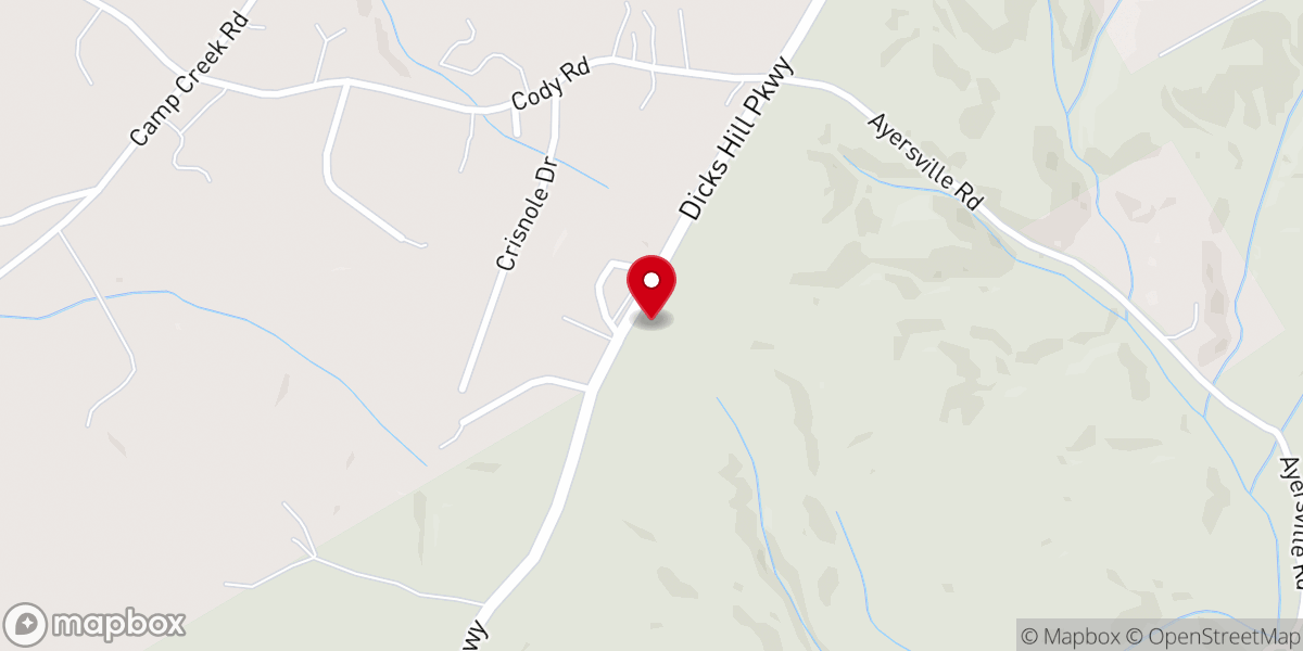 Map showing location of House of Prayer Church