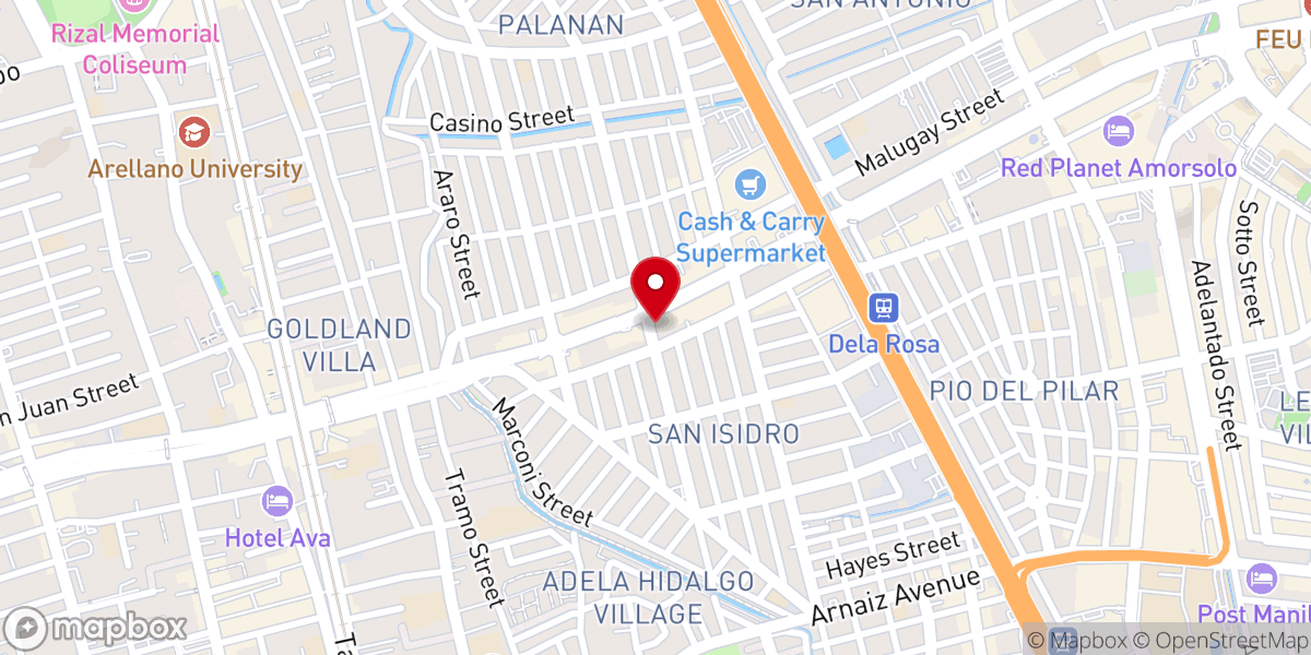 Map showing location of Great Redeemer Christian Fellowship