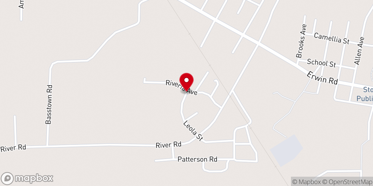 Map showing location of First United Baptist Church