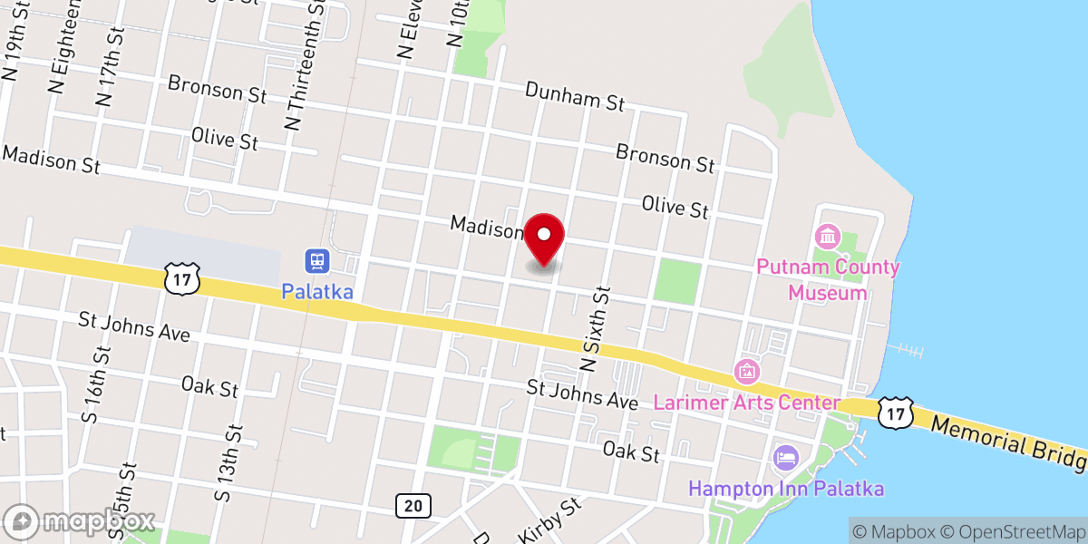 Map showing location of Emmanuel UMC