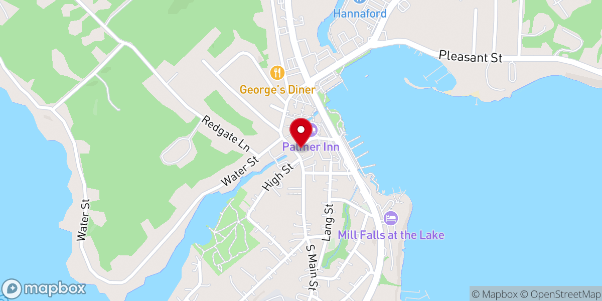 Map showing location of Hermit Woods Winery & Eatery