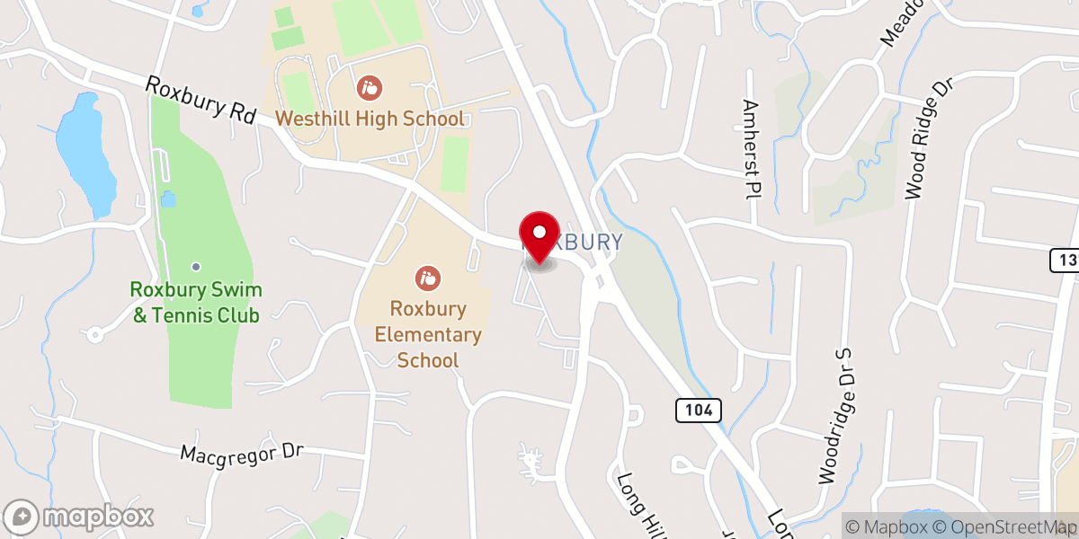 Map showing location of Saint Leos Catholic Church