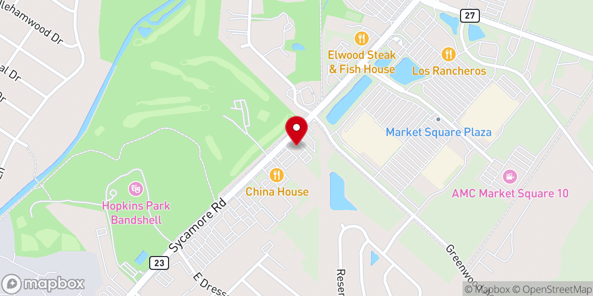 Map showing location of Rock Covenant Church