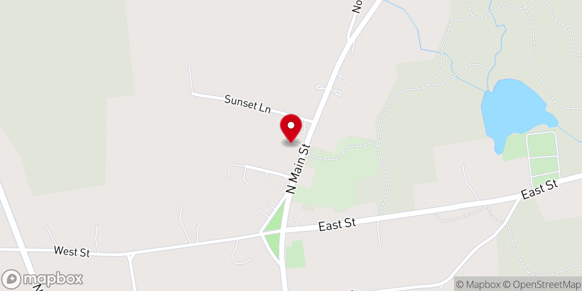 Map showing location of Orthodox Congregational Church of Petersham, NACCC