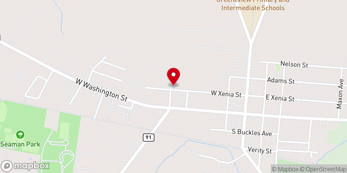 Map showing location of Church of Christ in Christian Union