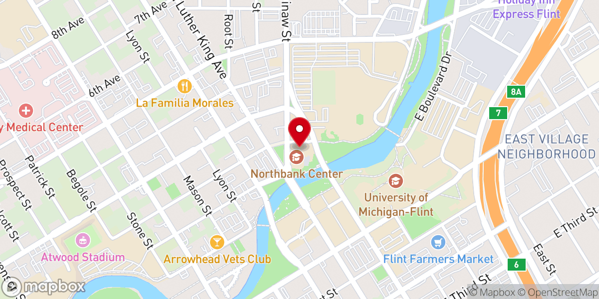 Map showing location of International Refuge Center