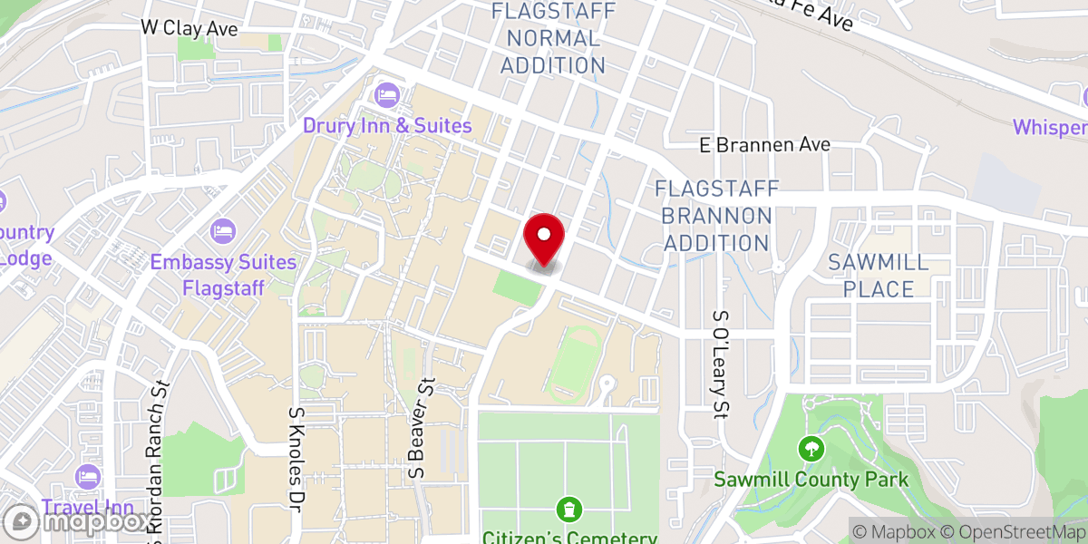 Map showing location of The Corner
