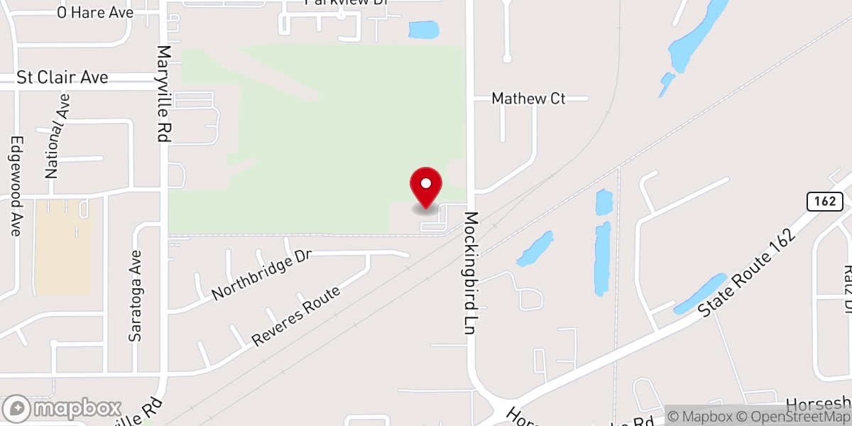 Map showing location of Mt Zion Church