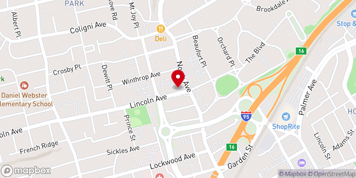 Map showing location of St Catherine AME Zion Church