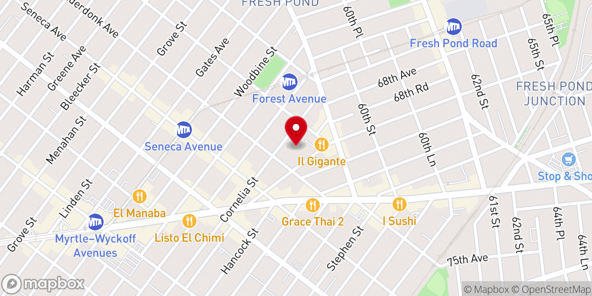 Map showing location of Saint Matthias Roman Catholic Church