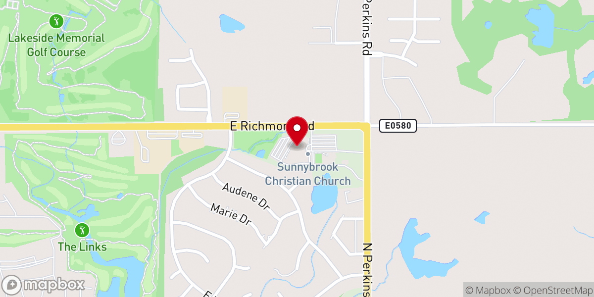 Map showing location of Sunnybrook Christian Preschool