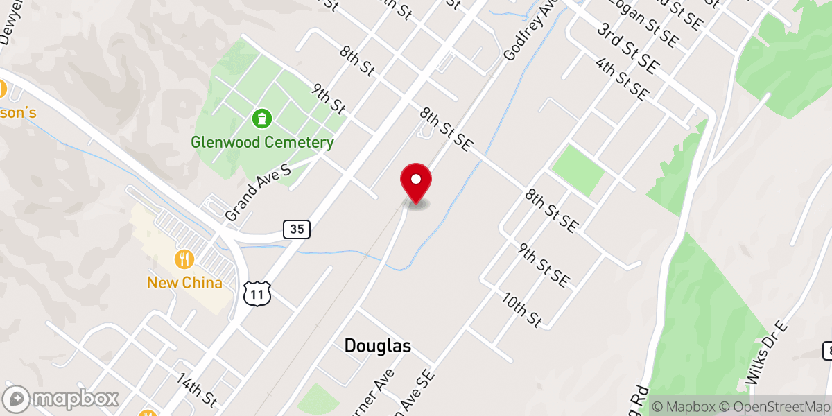 Map showing location of Bernice Martin Ministries Foundation Inc