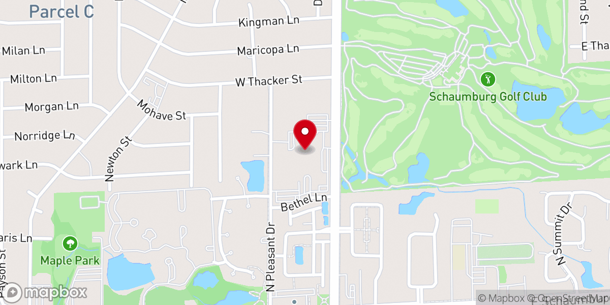 Map showing location of Biblical Counseling Center