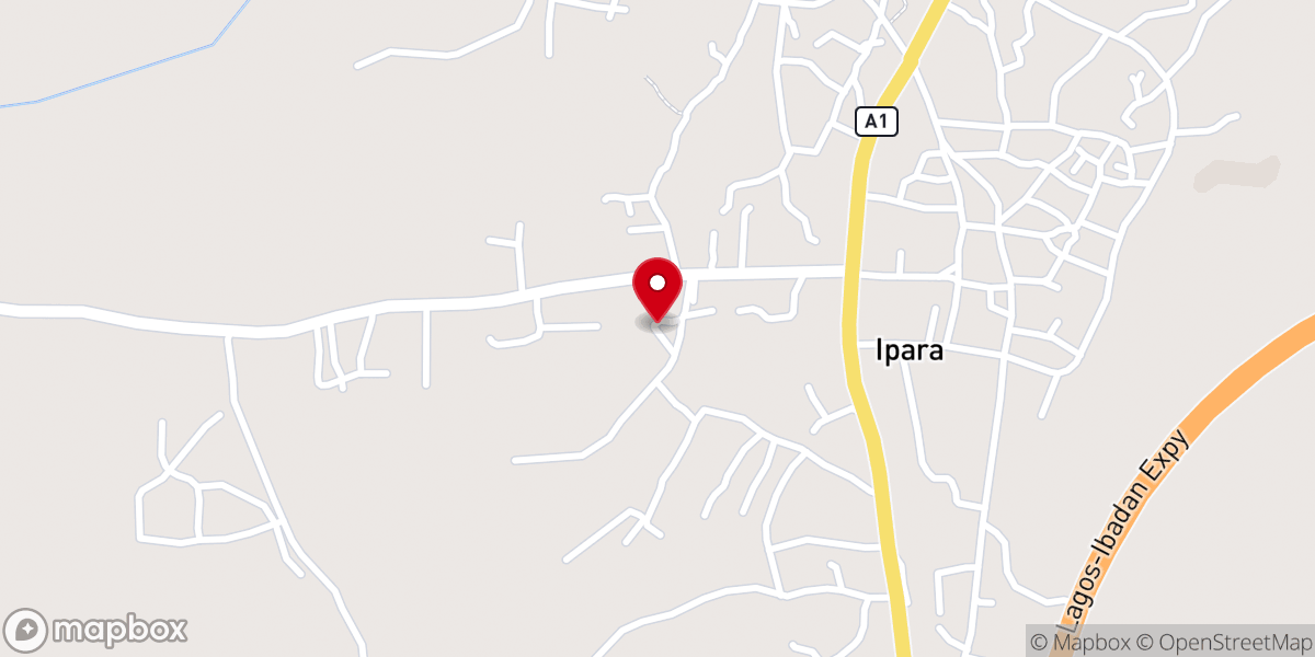 Map showing location of Living Faith Church (Winners Chapel) Ipara Remo