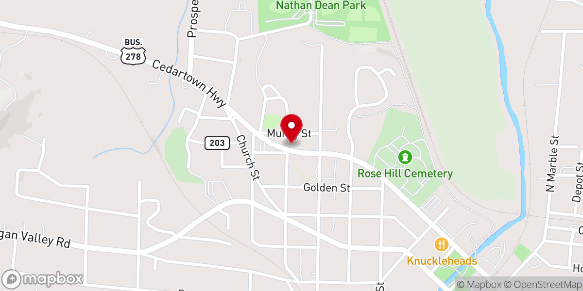 Map showing location of Boaz Ministry (A project of GRACE)