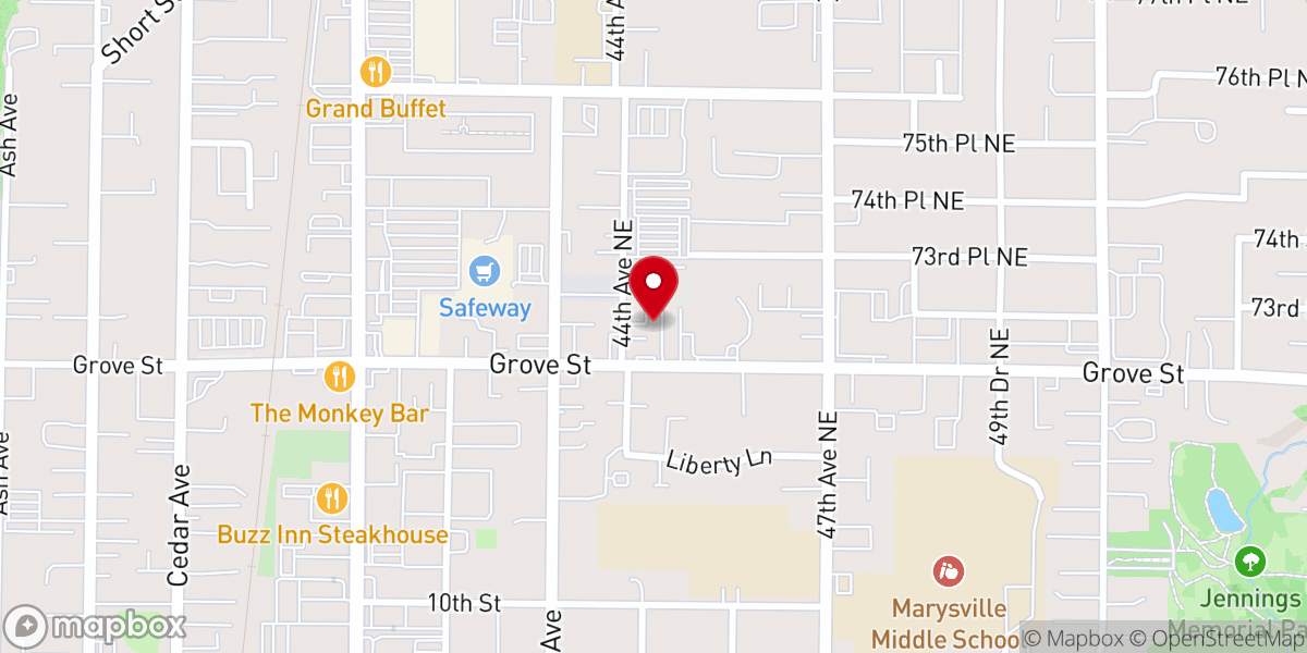 Map showing location of New Revival Ministries