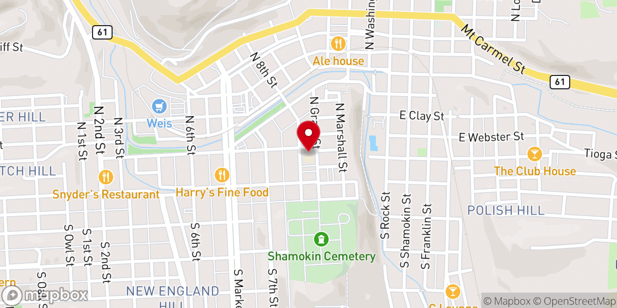 Map showing location of Central Susquehanna Opportunities