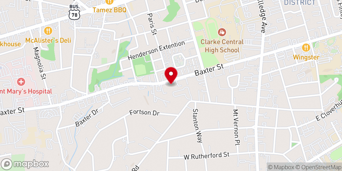 Map showing location of Redeemed Christian Church of God Inc - Amazing Grace Parish