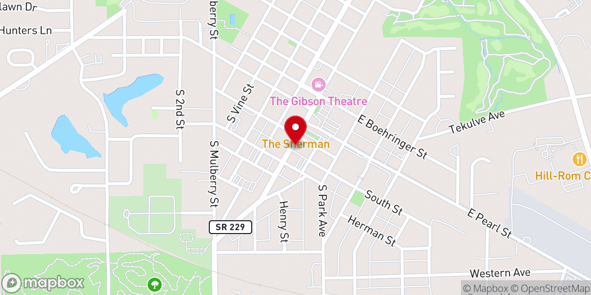 Map showing location of Batesville Vineyard Community Church