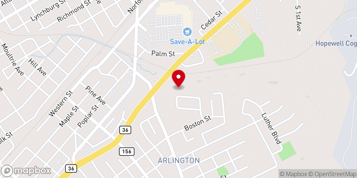 Map showing location of Seraphim Ministries International