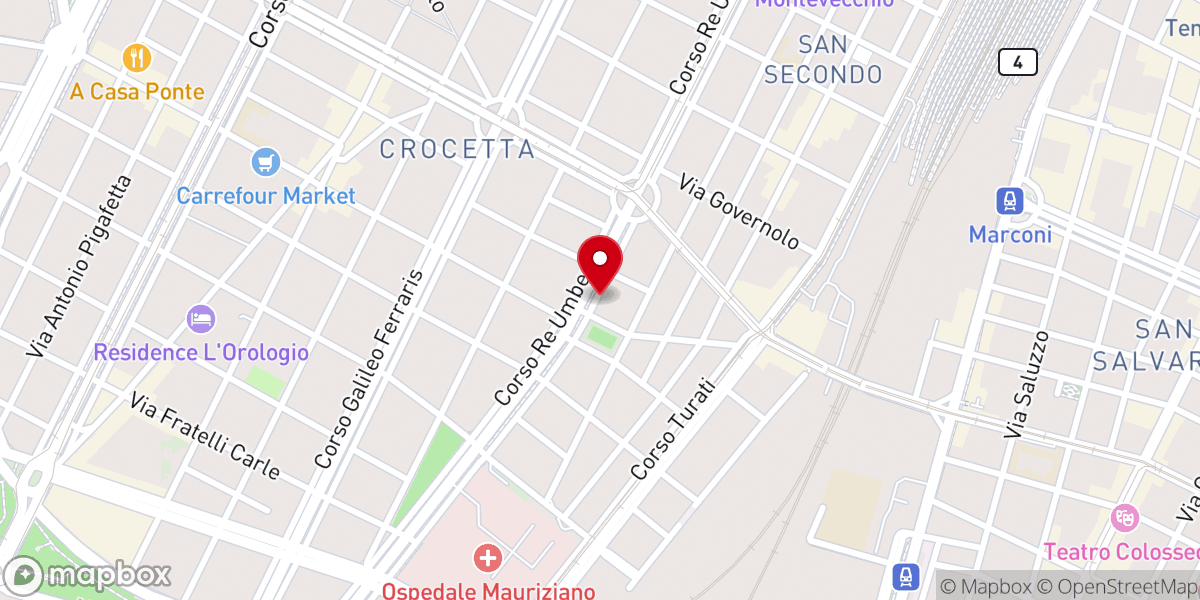 Map showing location of Studio Dentistico Dr. Massimo Cappella