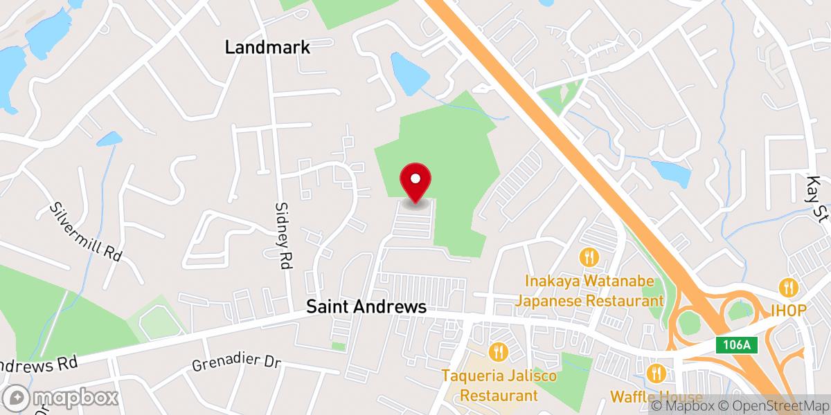 Map showing location of Elevation Church