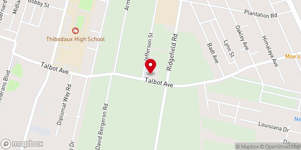 Map showing location of Christ the Redeemer Catholic Church