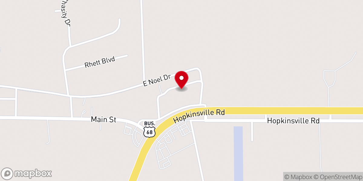 Map showing location of Open Door Baptist Church