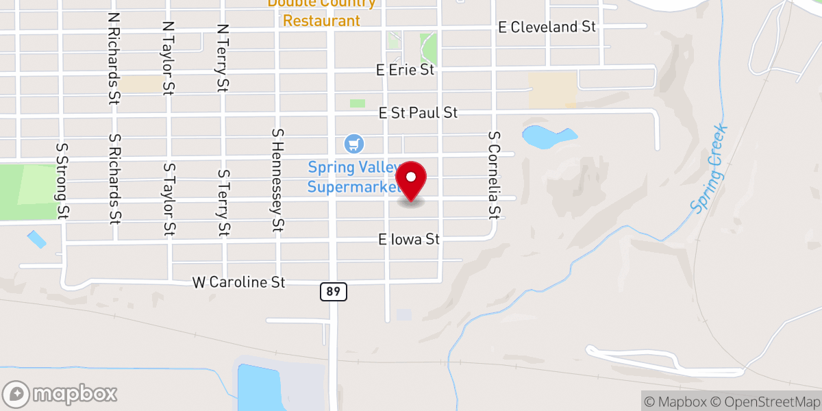 Map showing location of St George Orthodox Church